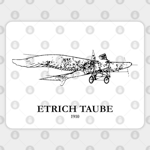Etrich Taube 1910 Monoplane Sticker by Lakeric